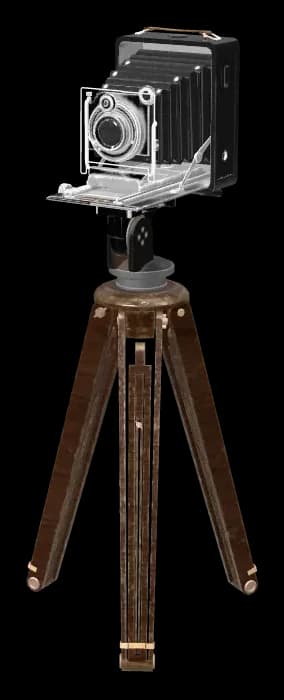 Antique Field Camera 3D model