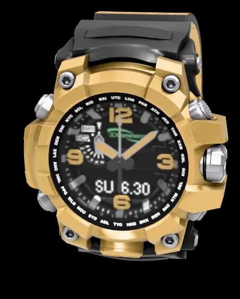 Chronograph Watch 3D model